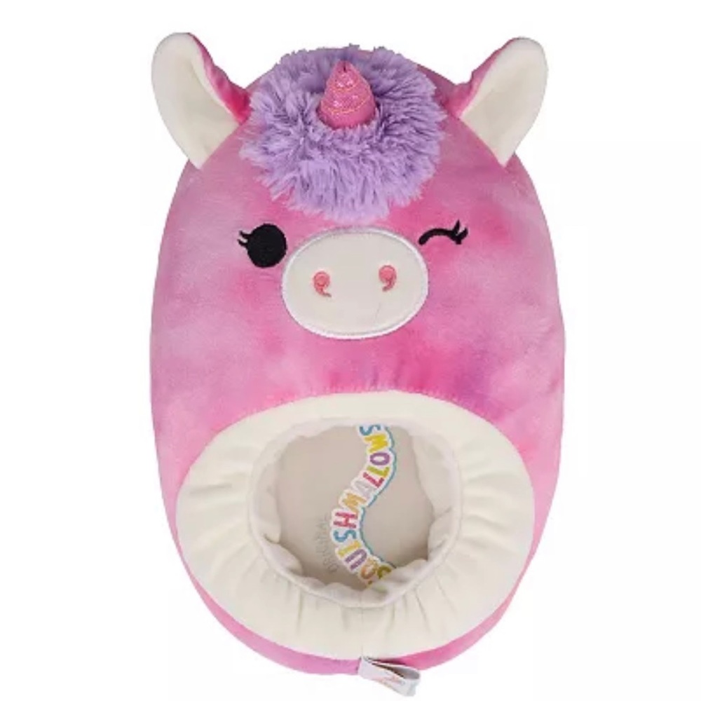 Kids Squishmallows Lola the Unicorn Slippers